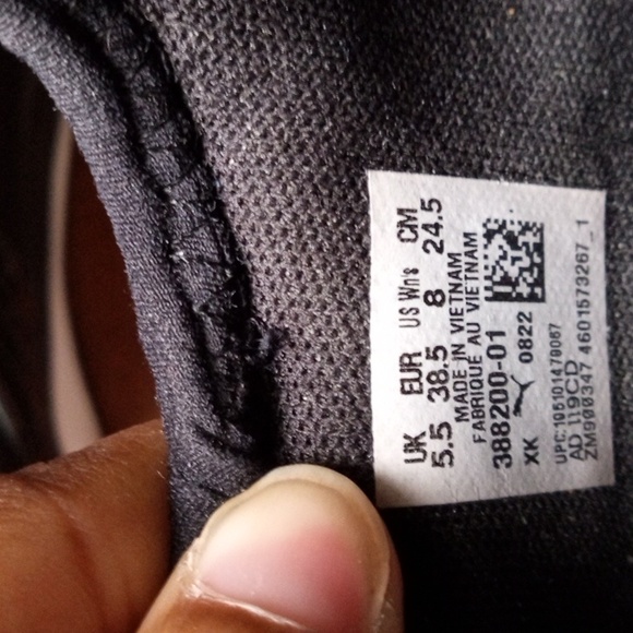 Women's Puma leopard print/black sneakers - Picture 5 of 7